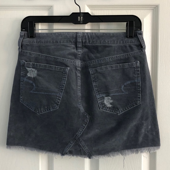 American Eagle Corduroy Skirt - Grey, 2 - Picture 4 of 11